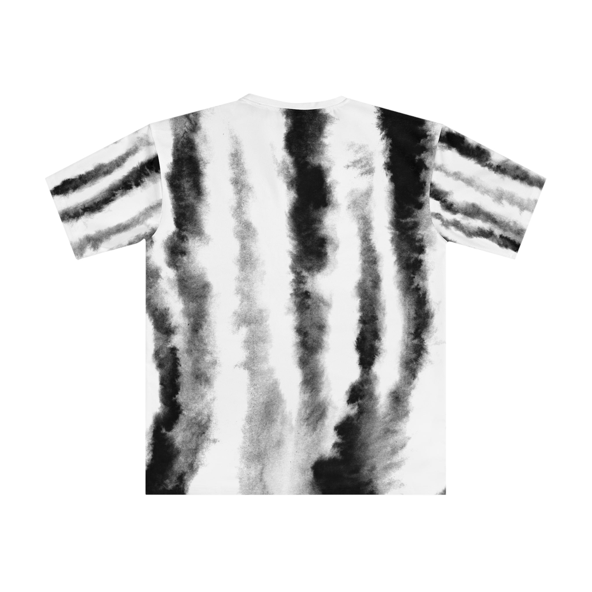 Monochrome Watercolor Stripe T-Shirt