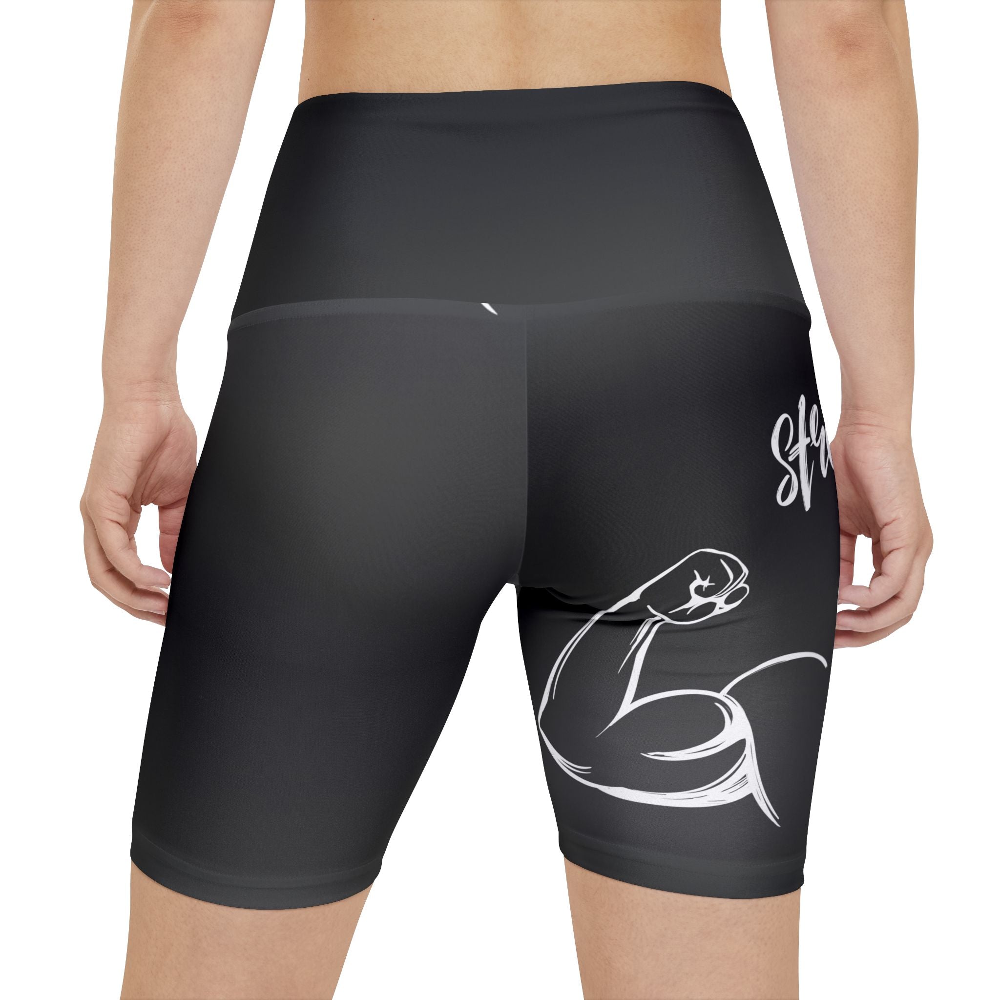 Iron Alpha Women's Workout Shorts — Strength Muscle Gym Athletic Biker Shorts