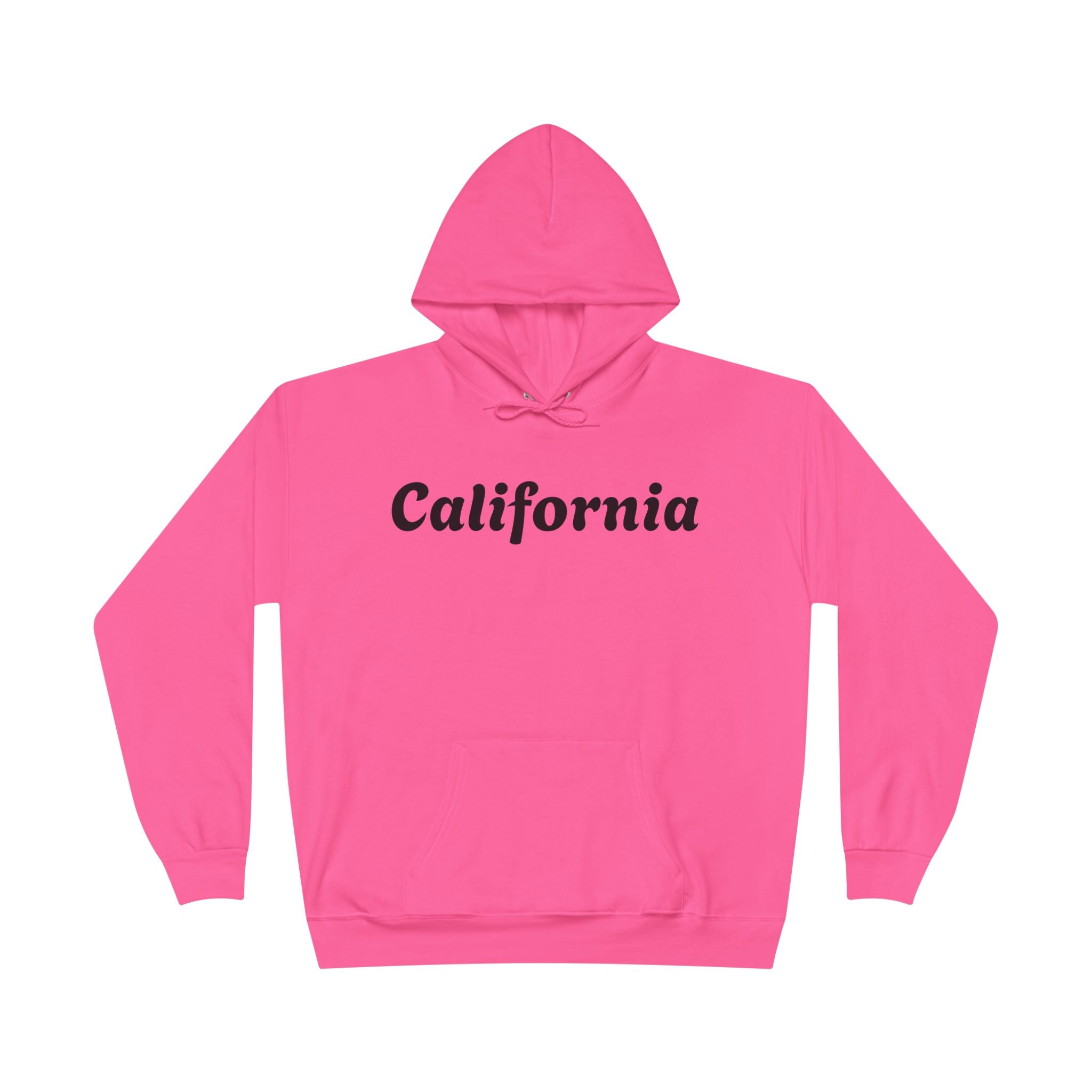 California Script Hoodie — Minimal Coastal Pullover