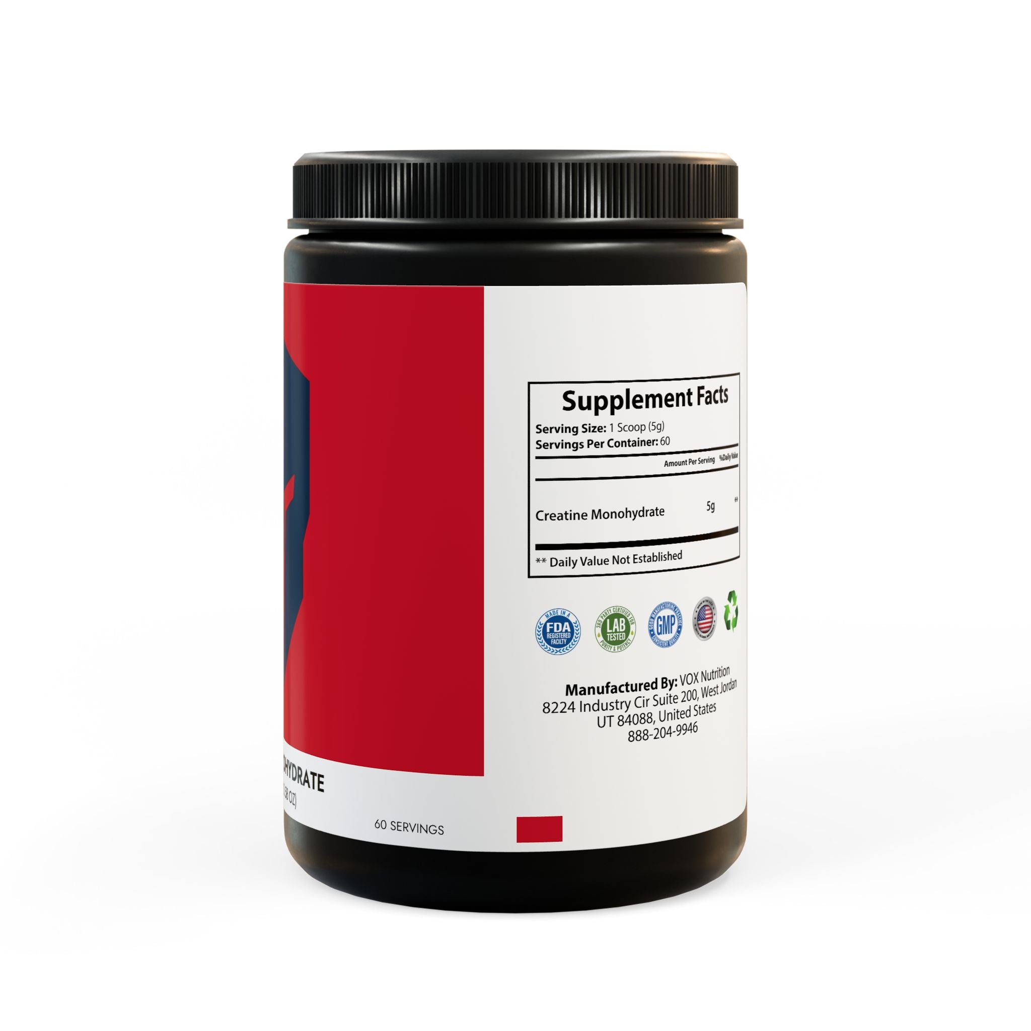 Creatine Monohydrate Supplement (300g, 10.58oz)