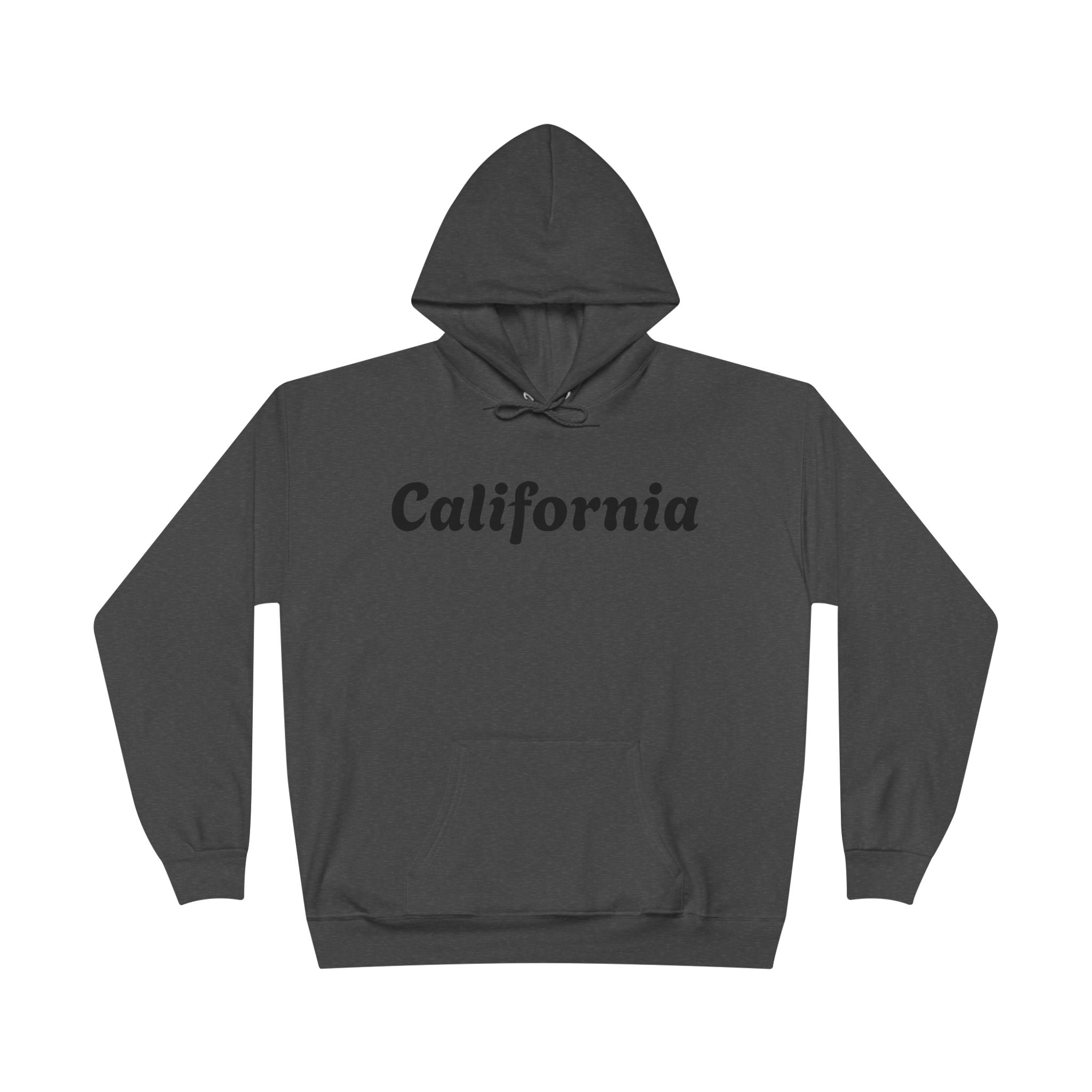 California Script Hoodie — Minimal Coastal Pullover