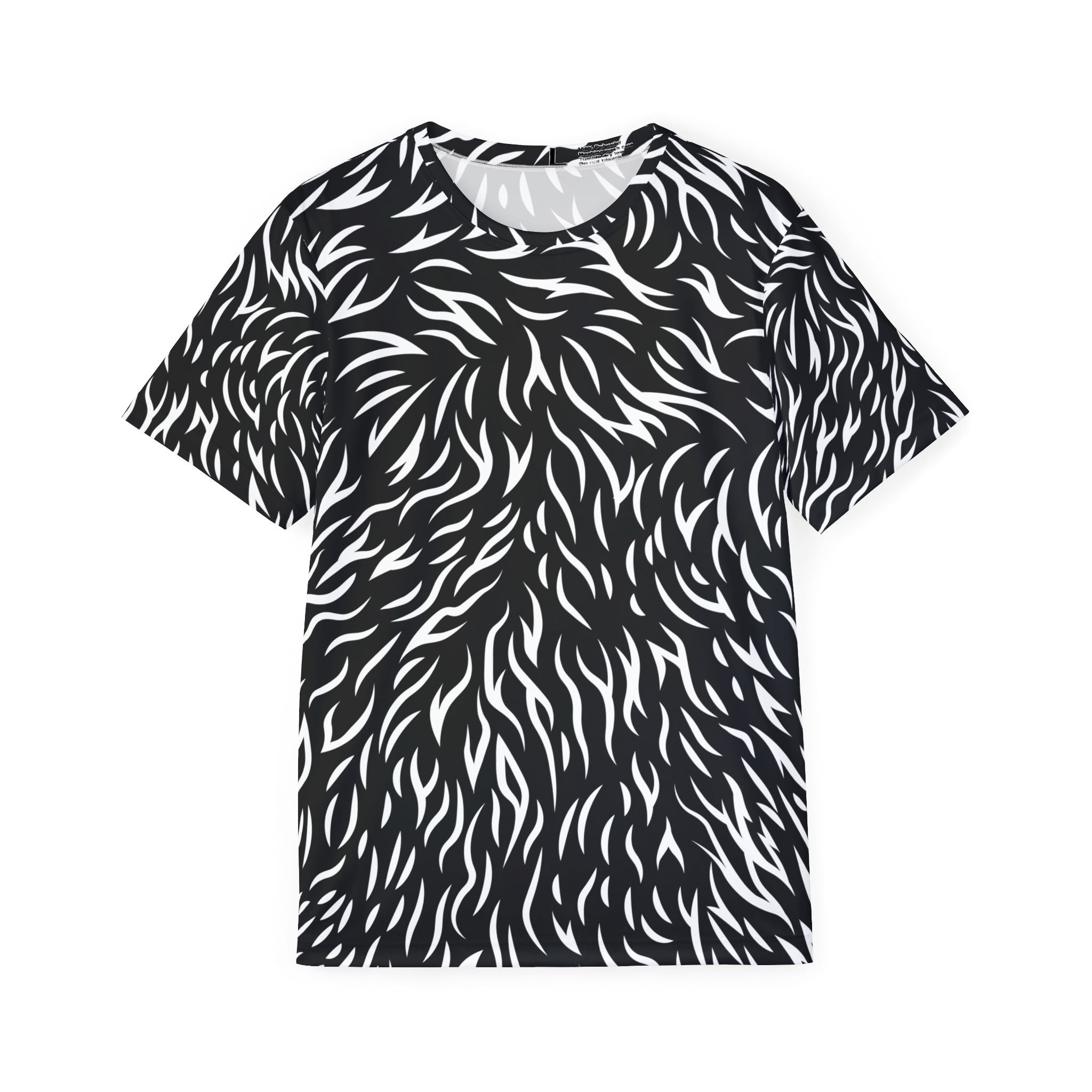 Men's All-Over Print Leopard Sports Jersey — Gradient Purple Blue Red Athletic Tee