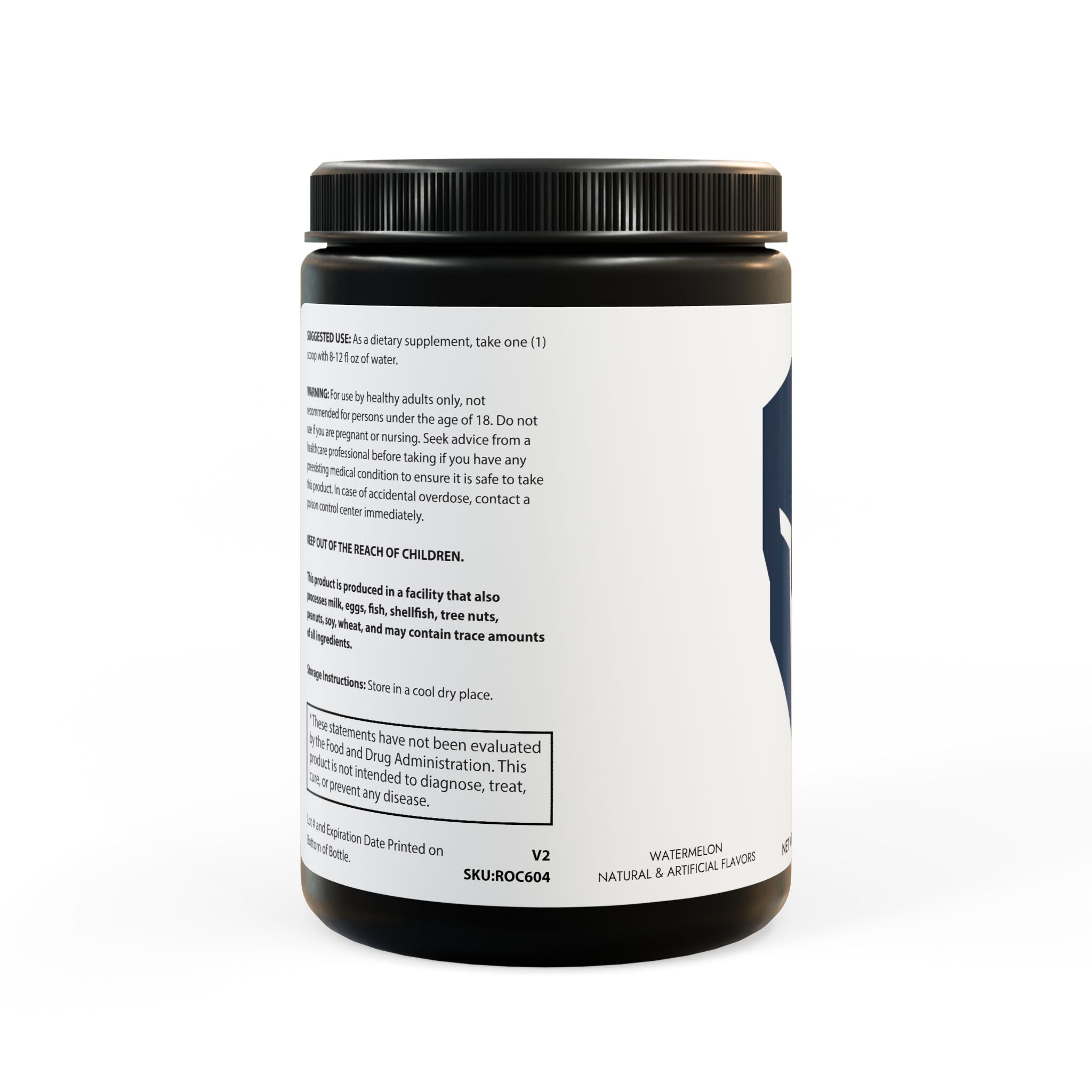 BCAA Supplement, Watermelon (325g, 11.46oz, 45 servings)