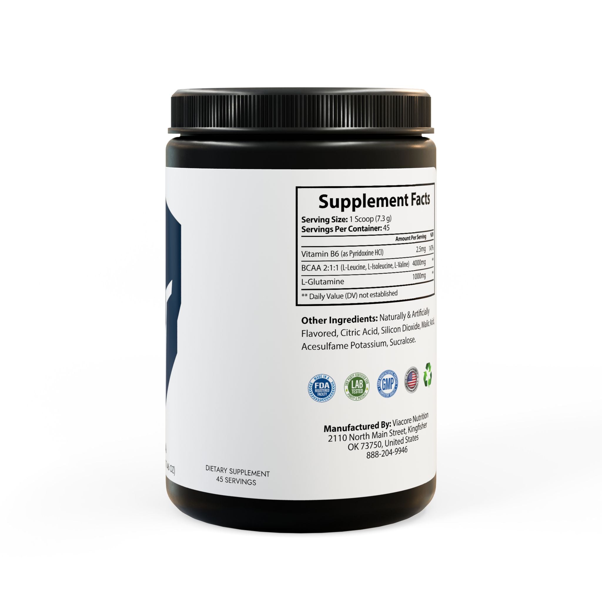 BCAA Supplement, Watermelon (325g, 11.46oz, 45 servings)