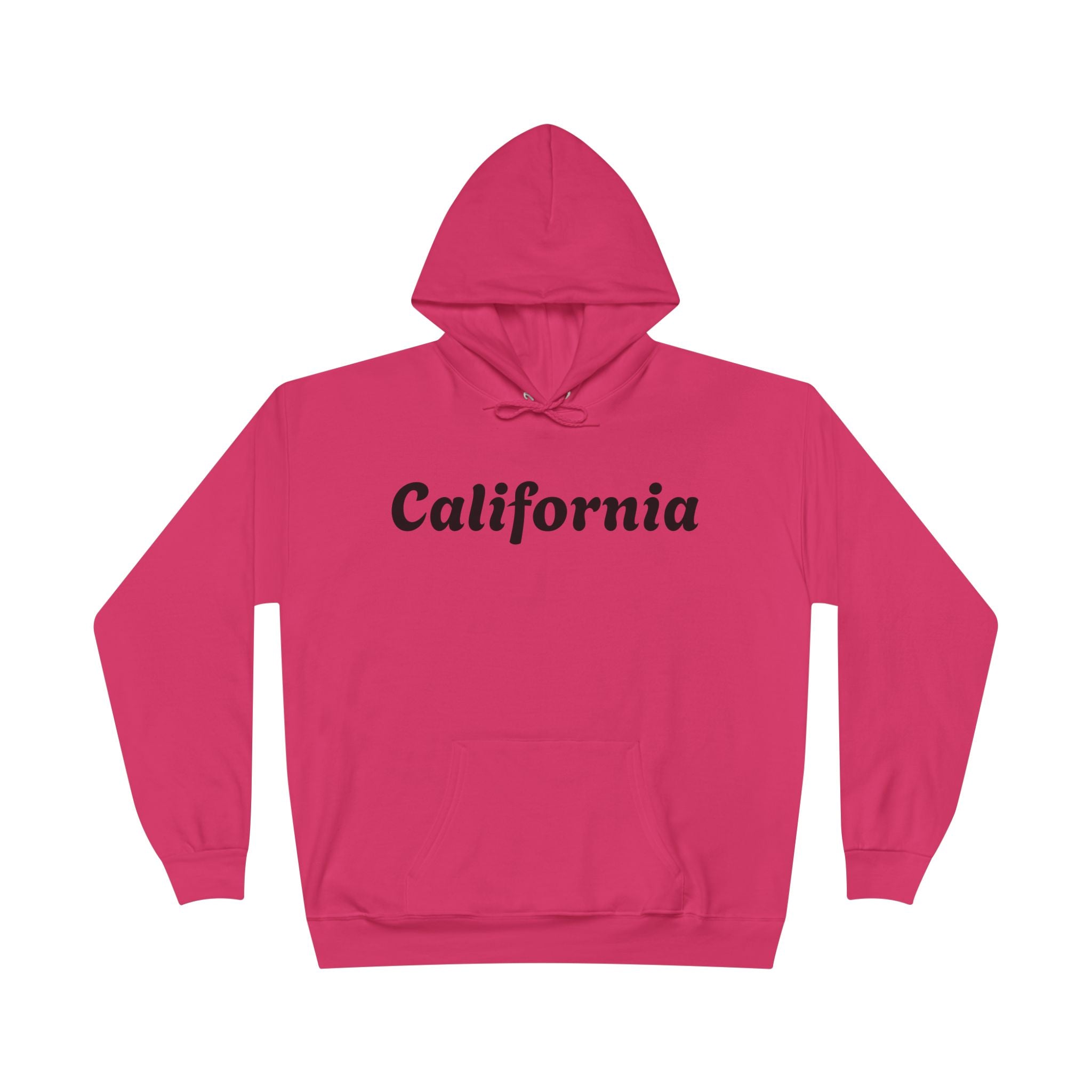 California Script Hoodie — Minimal Coastal Pullover