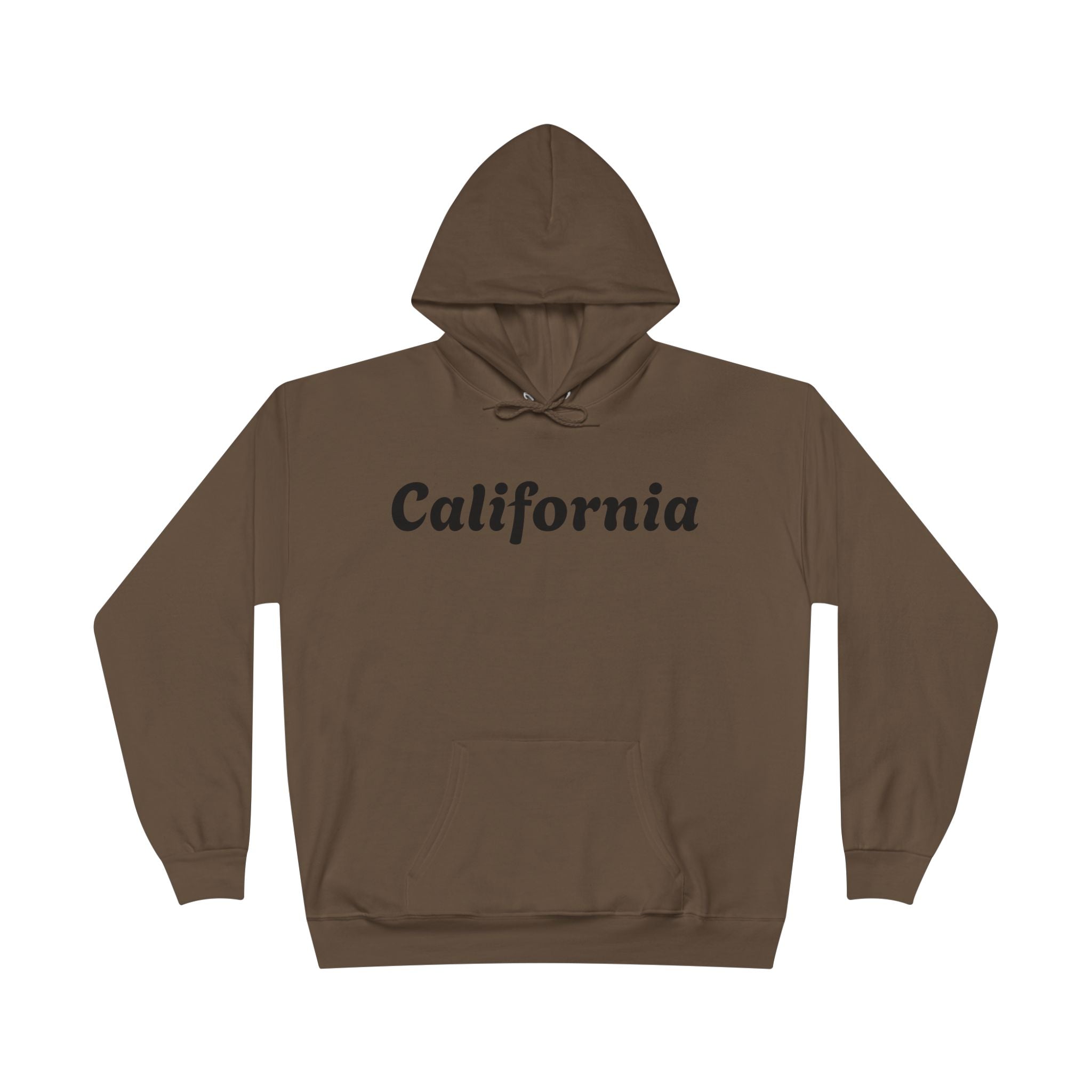 California Script Hoodie — Minimal Coastal Pullover
