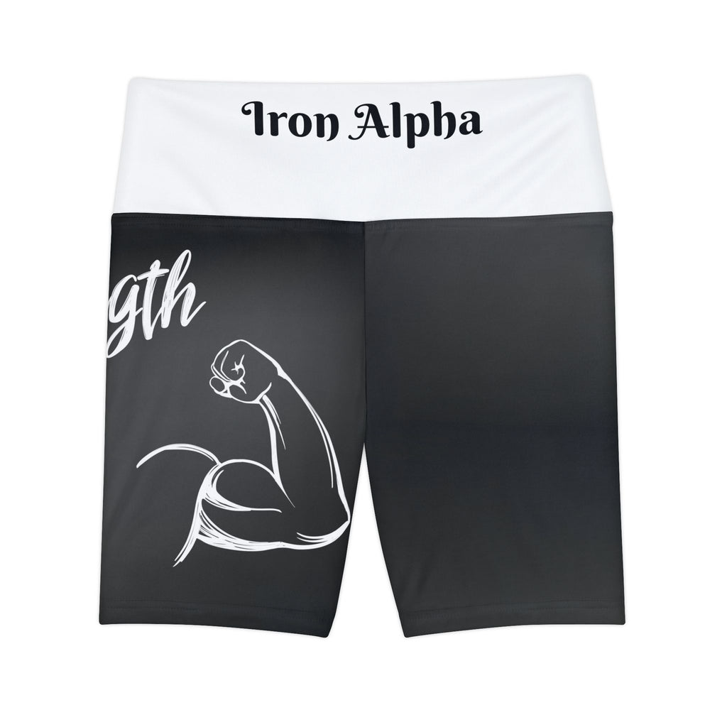 Iron Alpha Women's Workout Shorts — Strength Muscle Gym Athletic Biker Shorts