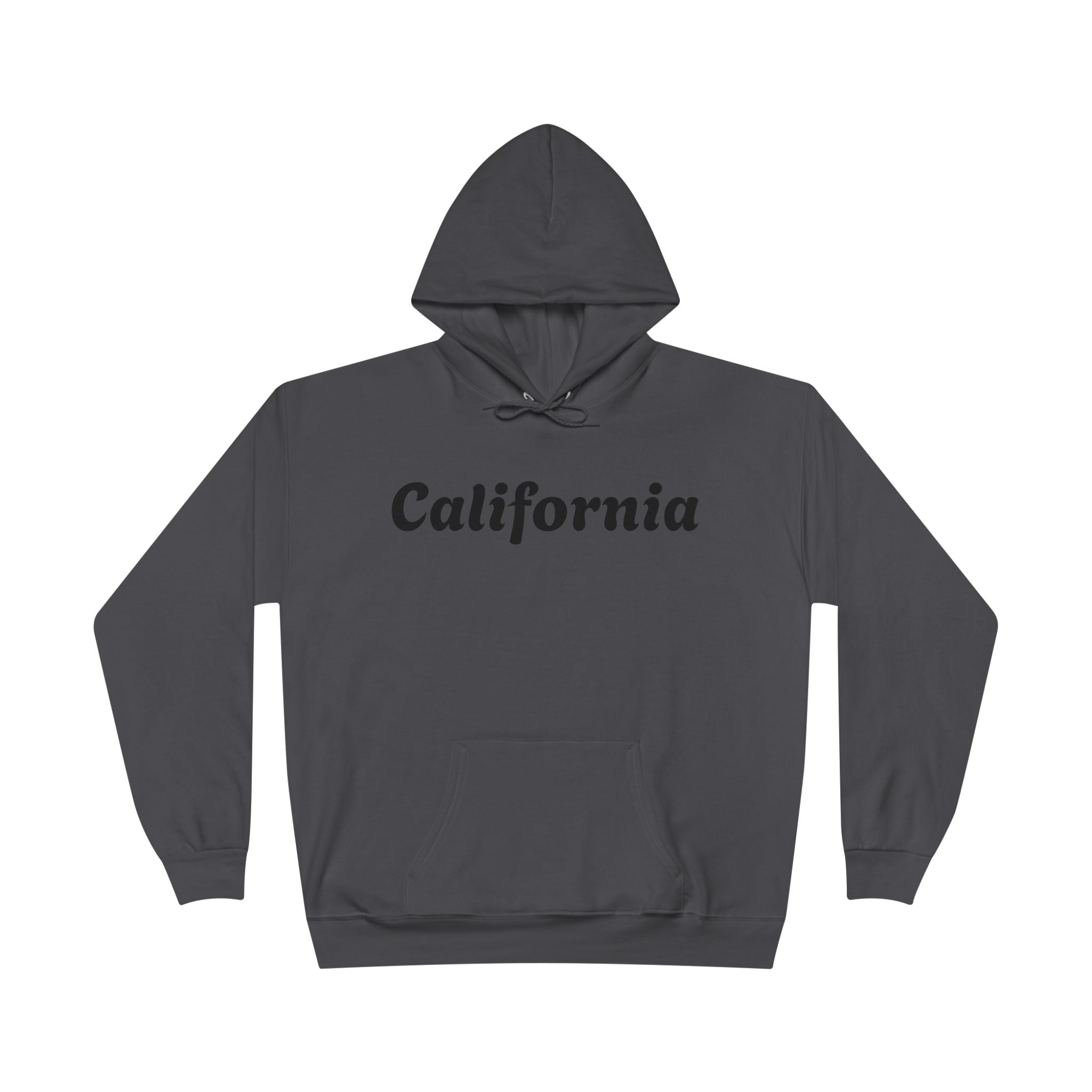 California Script Hoodie — Minimal Coastal Pullover