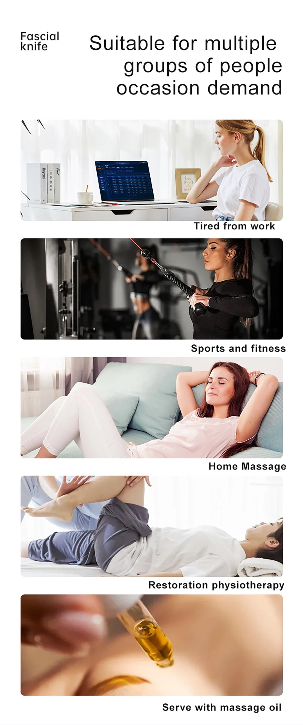 Electric Heating Fascia Knife Massager