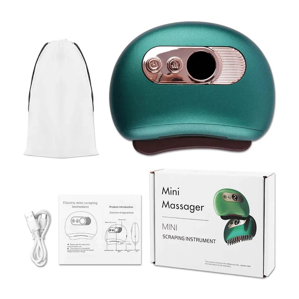 Electric Guasha Massager with Heating & Vibration