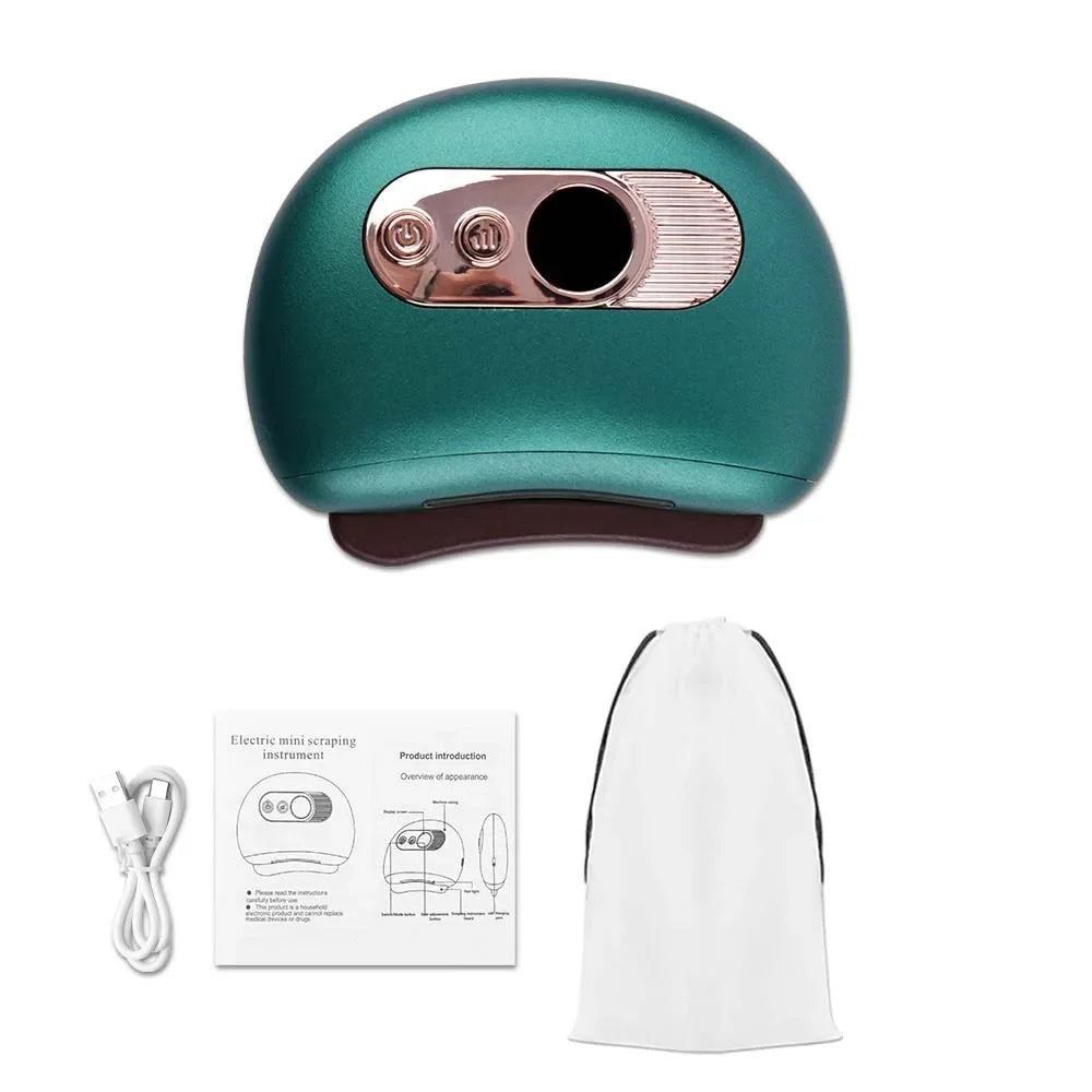 Electric Guasha Massager with Heating & Vibration