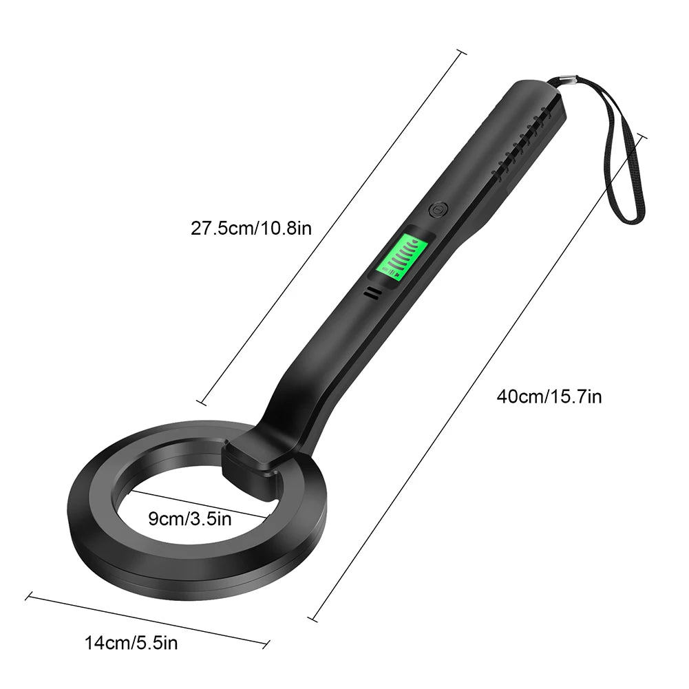 360° Handheld Metal Detector for Gold & Silver