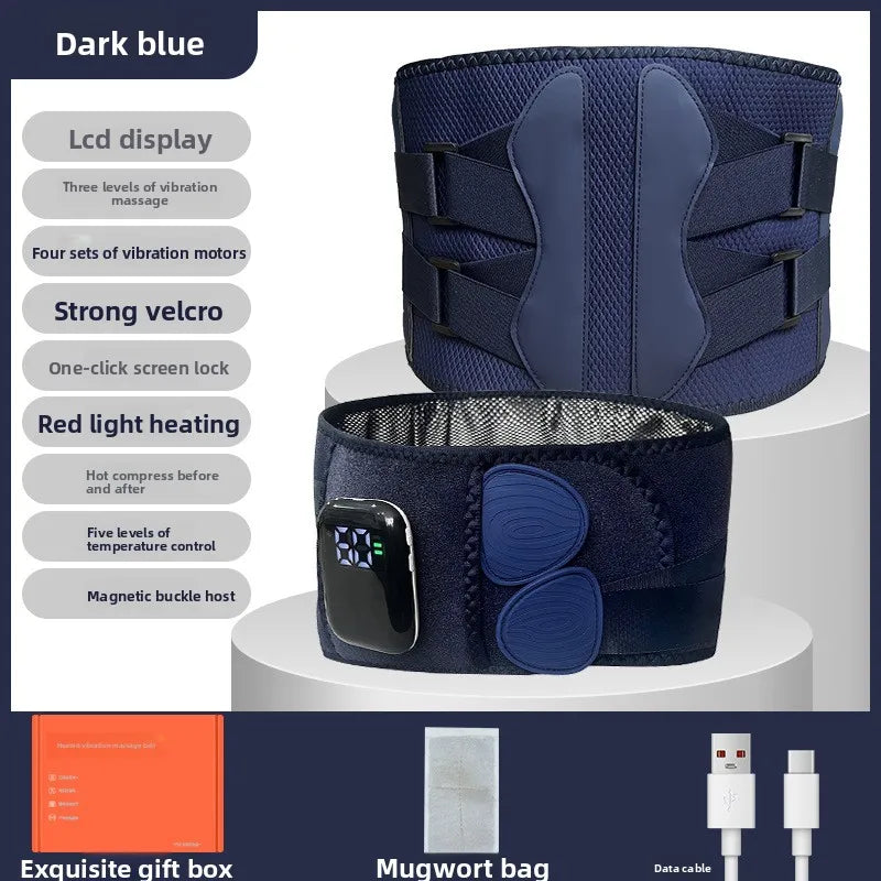 Heated Waist Belt with Infrared, Vibration & Hot Compress Therapy