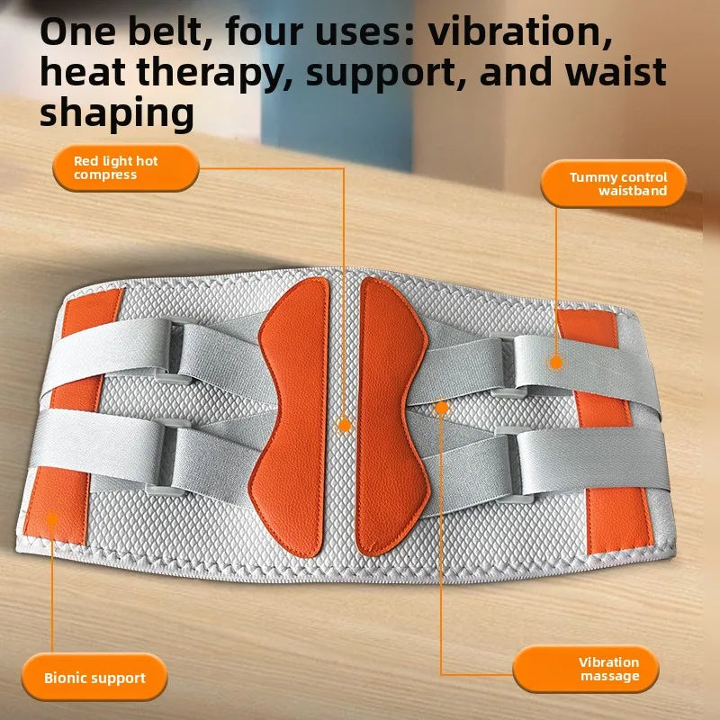 Heated Waist Belt with Infrared, Vibration & Hot Compress Therapy