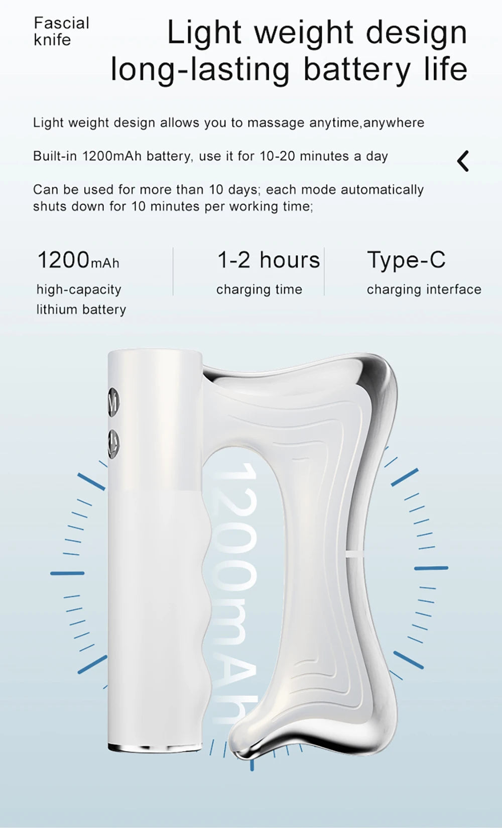 Electric Heating Fascia Knife Massager