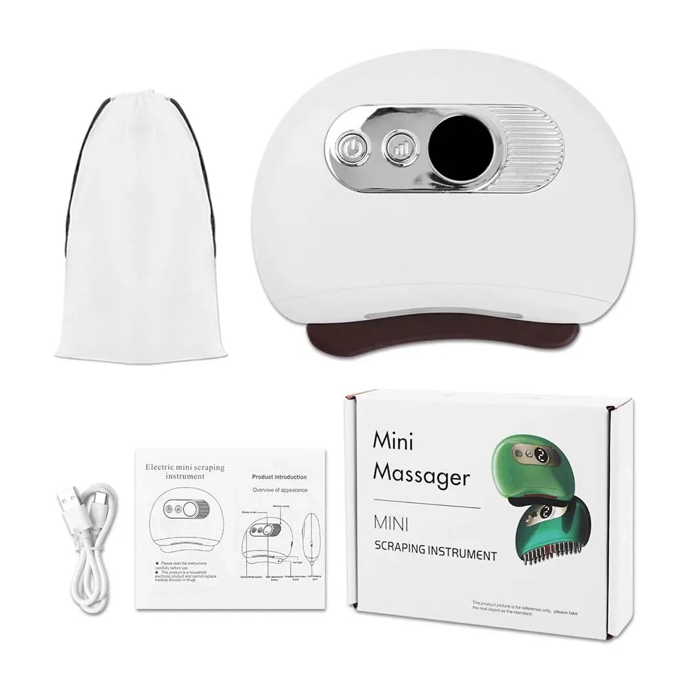 Electric Guasha Massager with Heating & Vibration