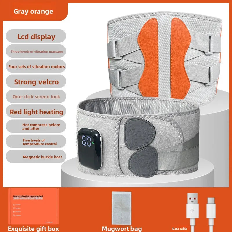 Heated Waist Belt with Infrared, Vibration & Hot Compress Therapy